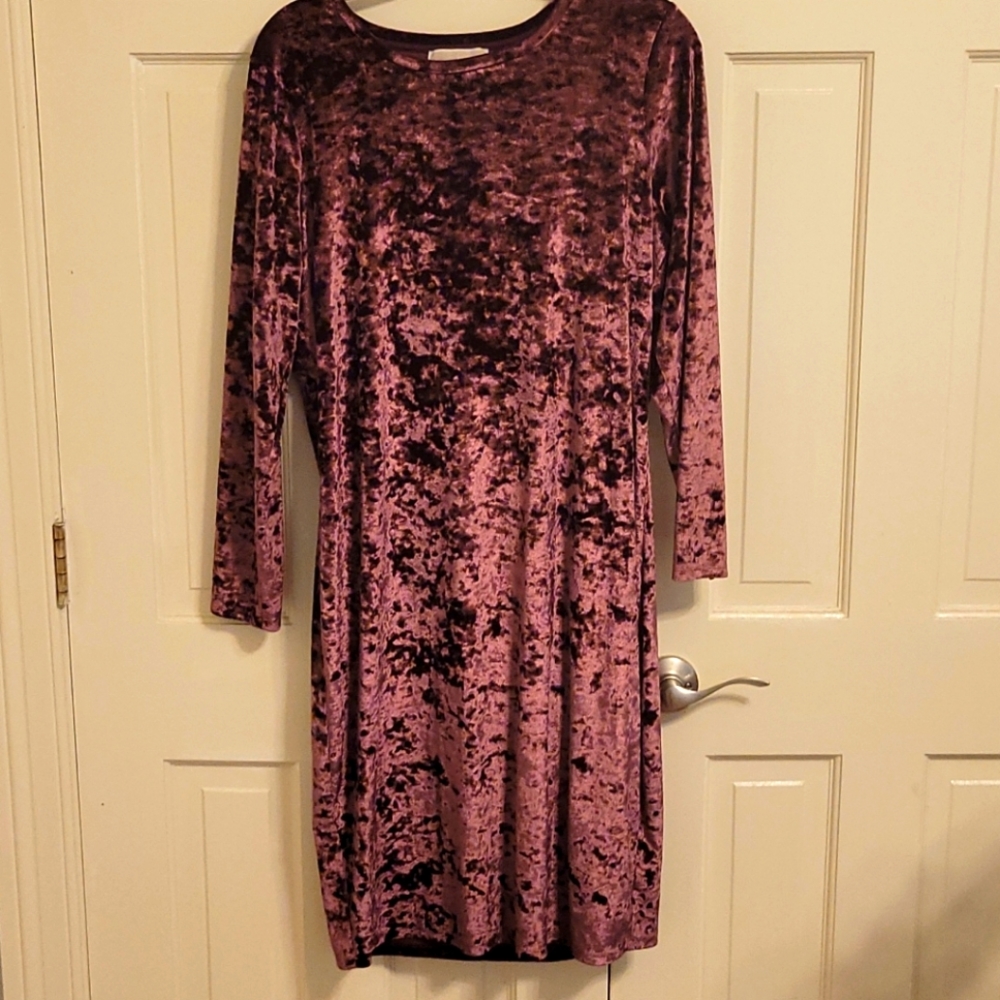Michael Kors, 2xl burgundy dress
